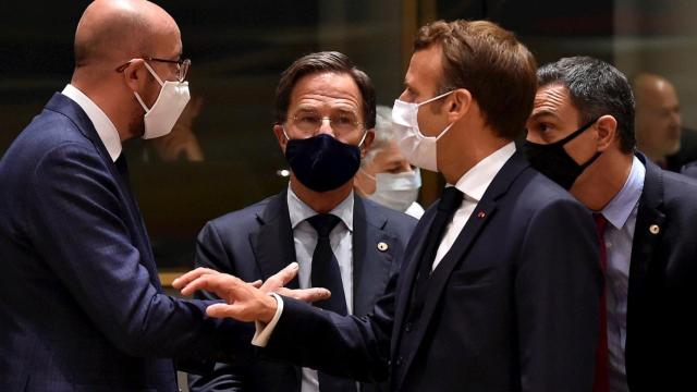 Sánchez, durante una cumbre europea.