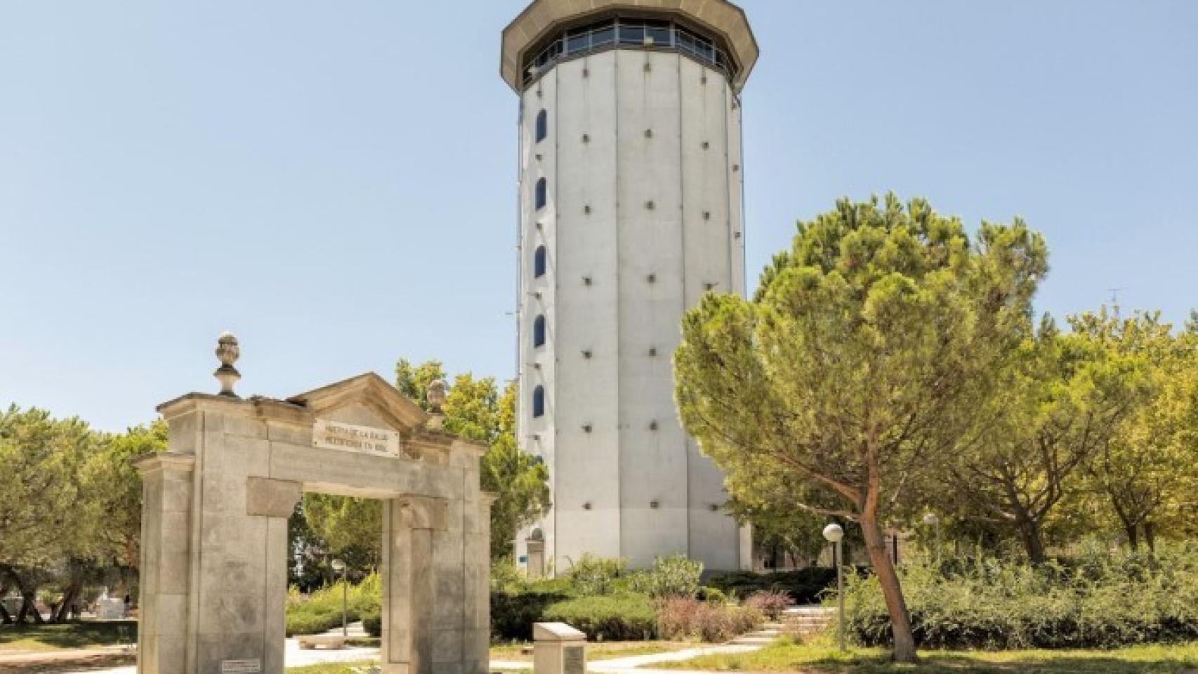 Silo de Hortaleza y puerta de la Huerta de la Salud. Foto: Ayuntamiento de Madrid