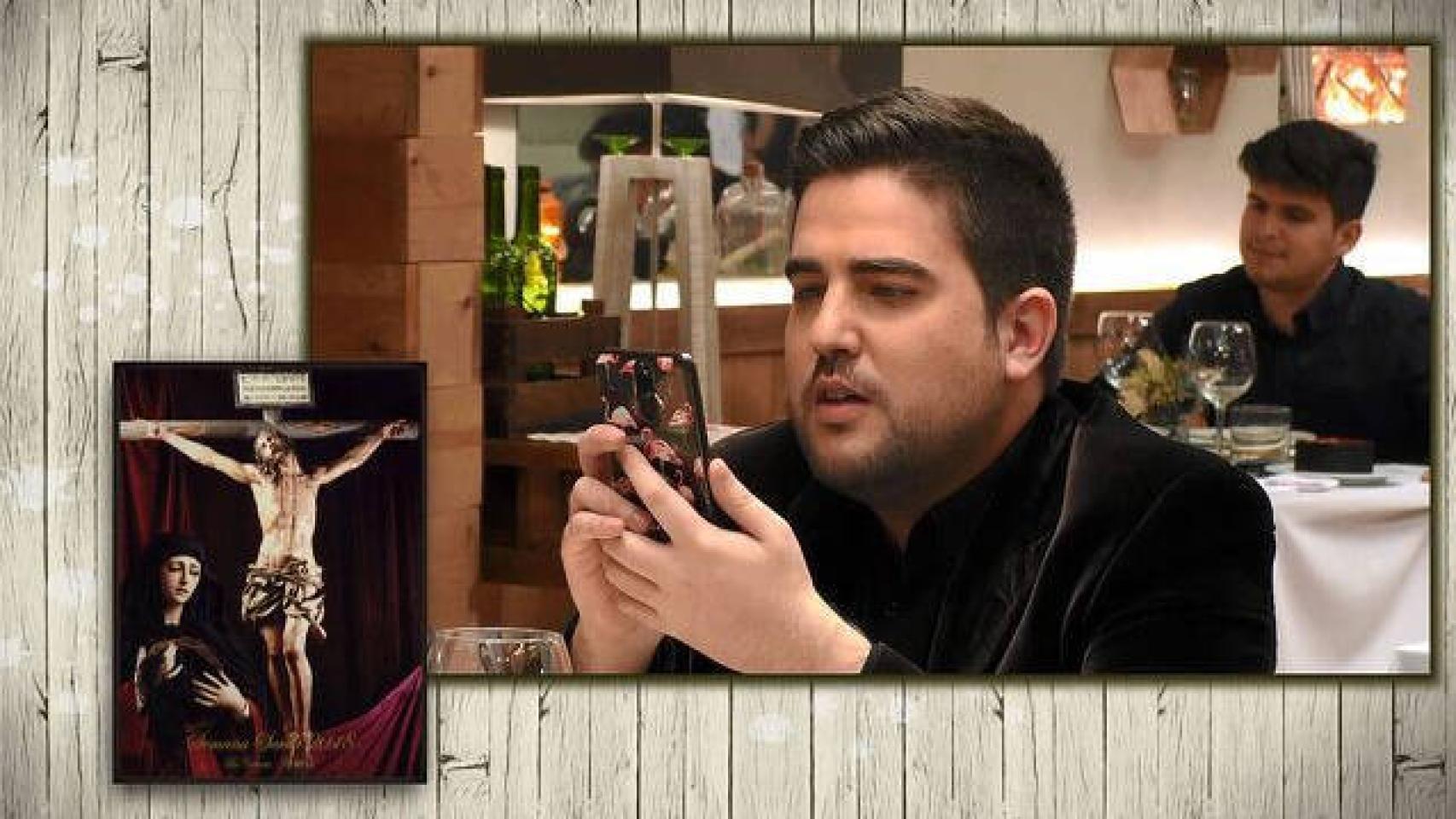 Dámaso Angulo durante su cita en 'First Dates'