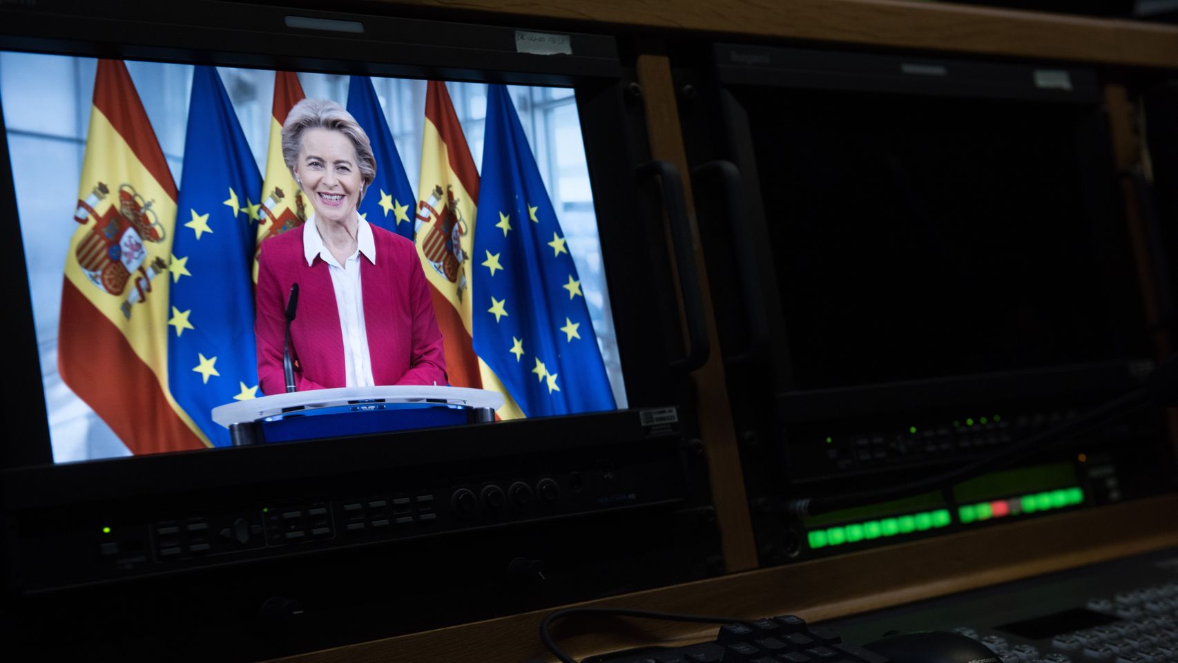 Ursula von der Leyen, durante su participación este lunes en la Conferencia de Presidentes