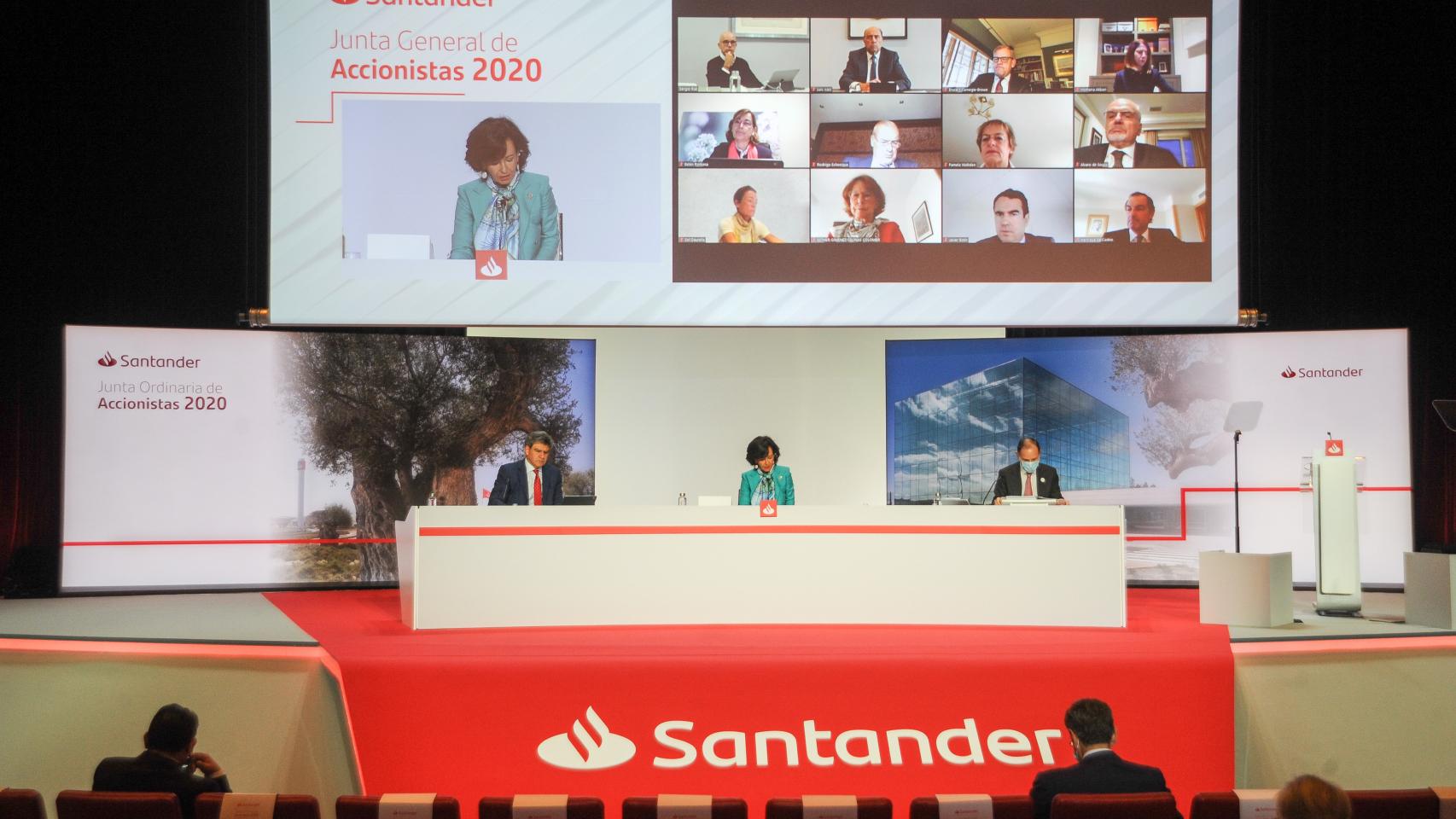 Junta de accionistas 2020 Banco Santander.