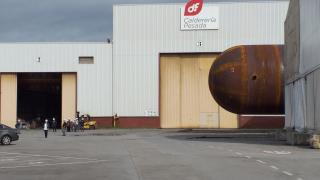 Intalaciones de Duro Felguera, en Gijón.