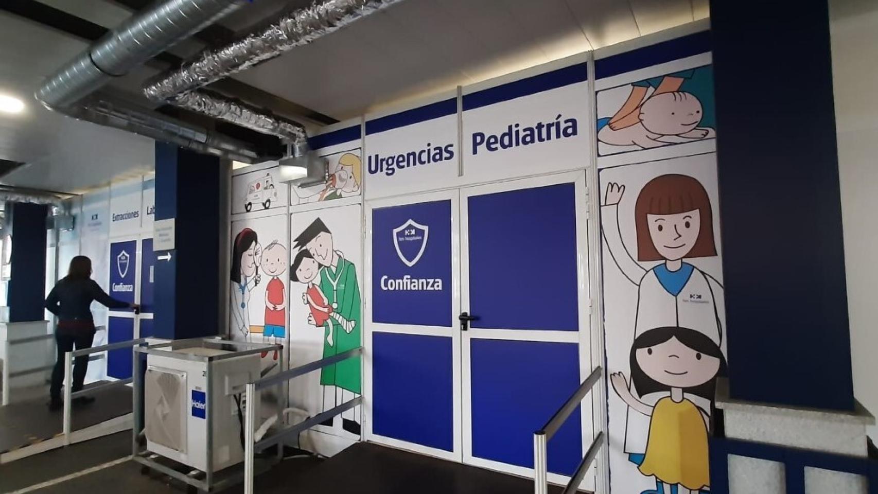 Urgencias pediátricas del Hospital HM Sanchinarro.