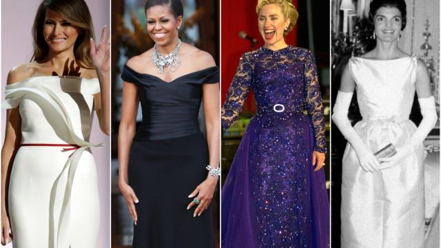 Melania Trump, Michelle Obama, Hillary Clinton y Jacquie Kennedy en un fotomontaje de 'Jaleos'.
