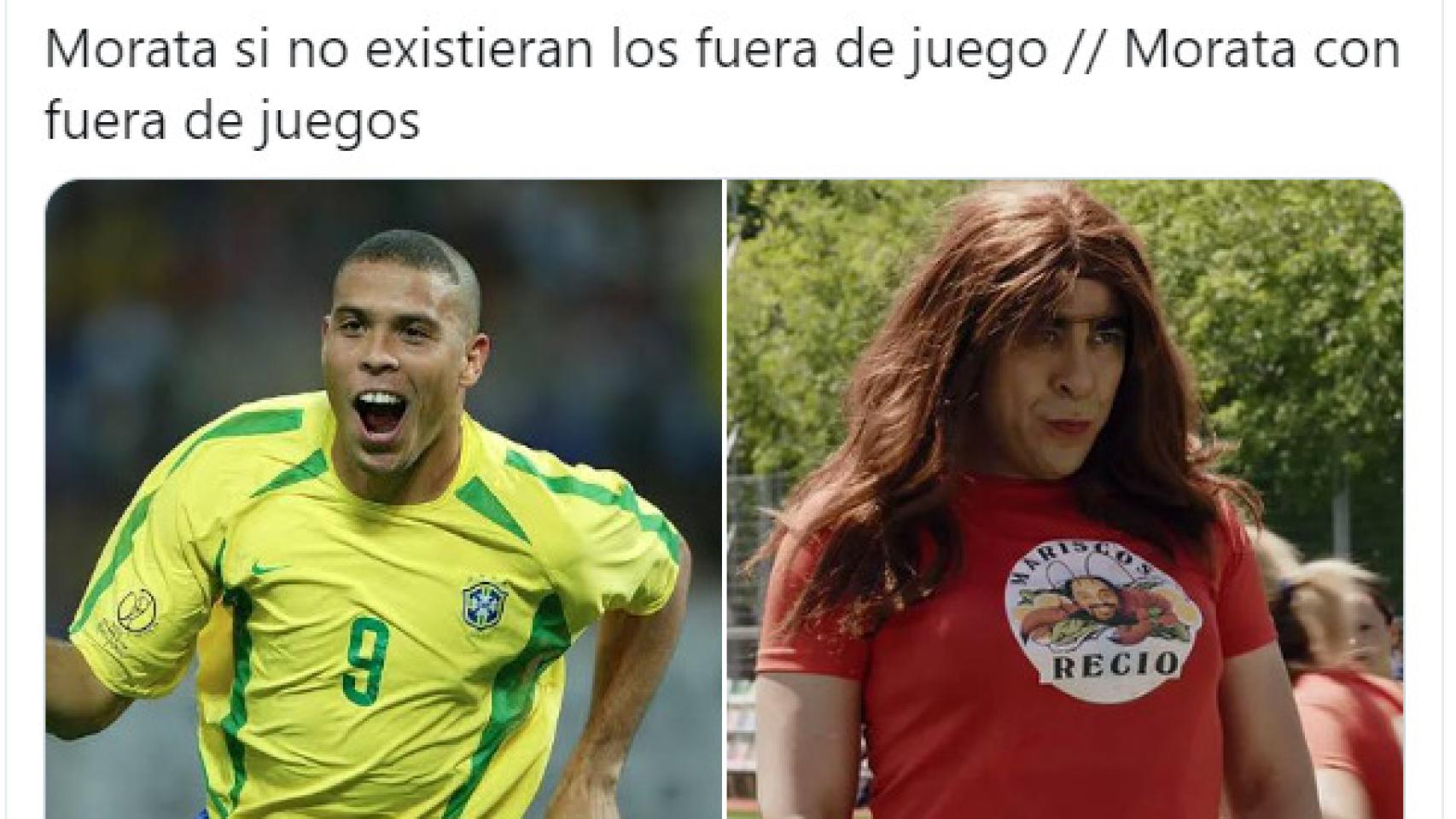 Los mejores memes sobre Morata y su noche del fuera de juego ante el Barça