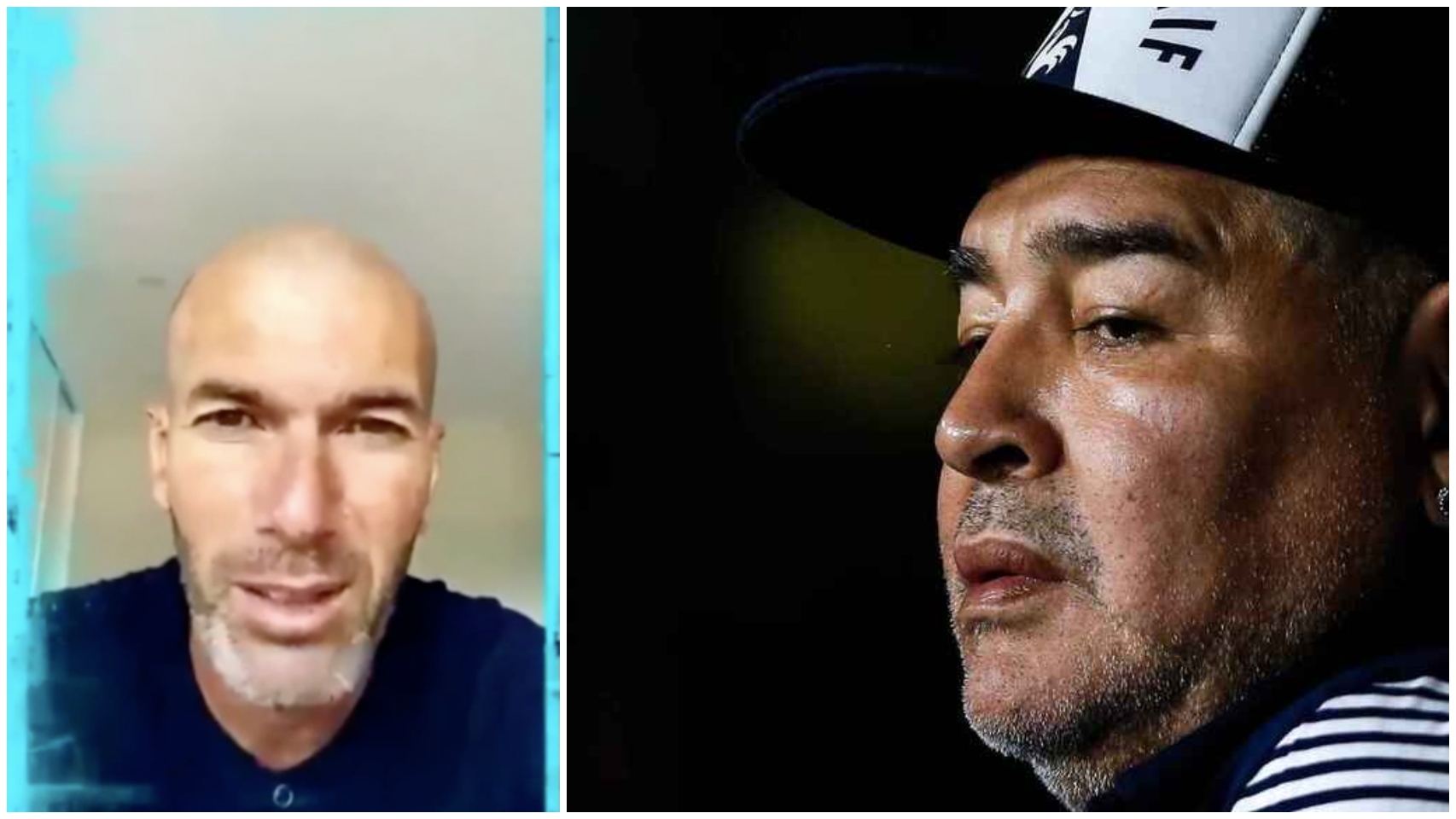 Zidane y Maradona