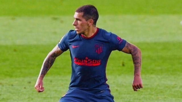 Lucas Torreira, en su debut con el Atlético de Madrid