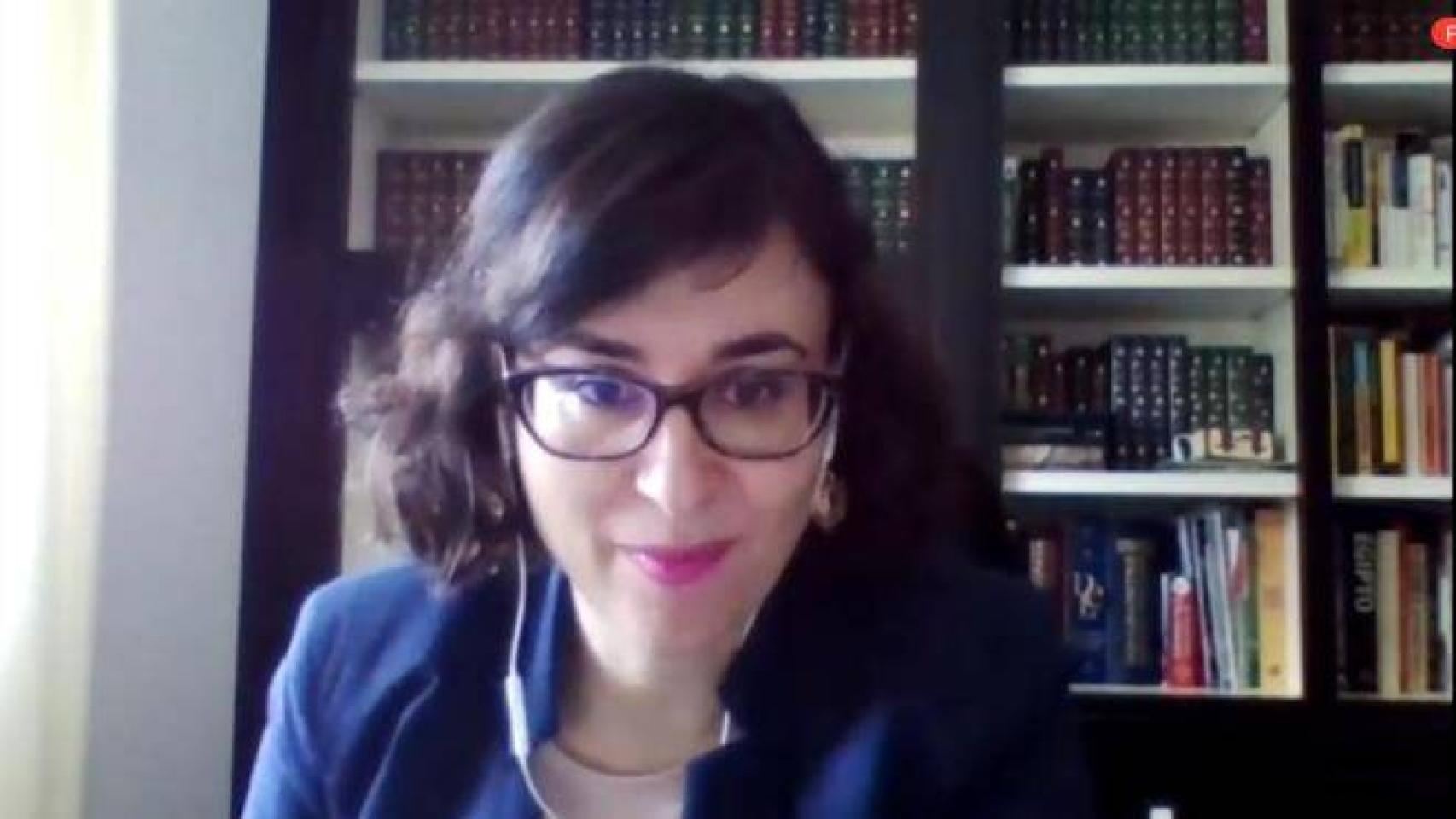 María José Olmeda intervino en el encuentro representado a Globalcaja