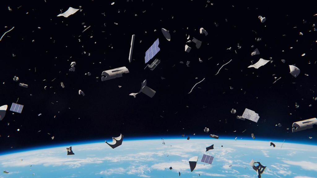 Basura espacial.