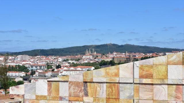 Santiago visto desde la Cidade da Cultura.