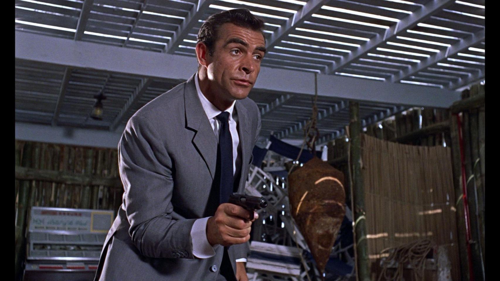 Sean Connery en la primera película de James Bond.