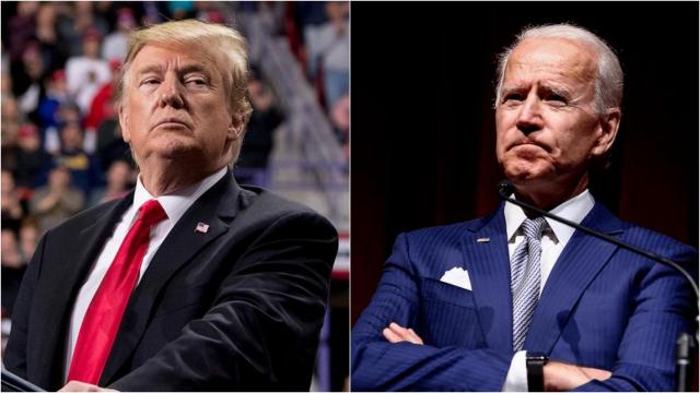 Donald Trump se enfrenta a Joe Biden en unas reñidas elecciones este martes.