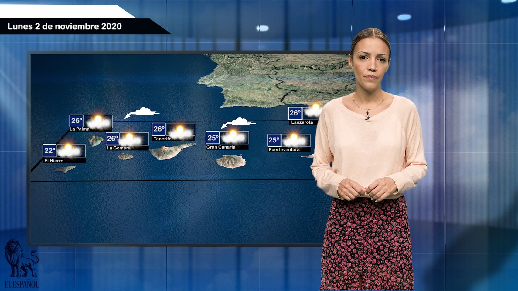 El Tiempo en El Español para este lunes, 2 de noviembre.