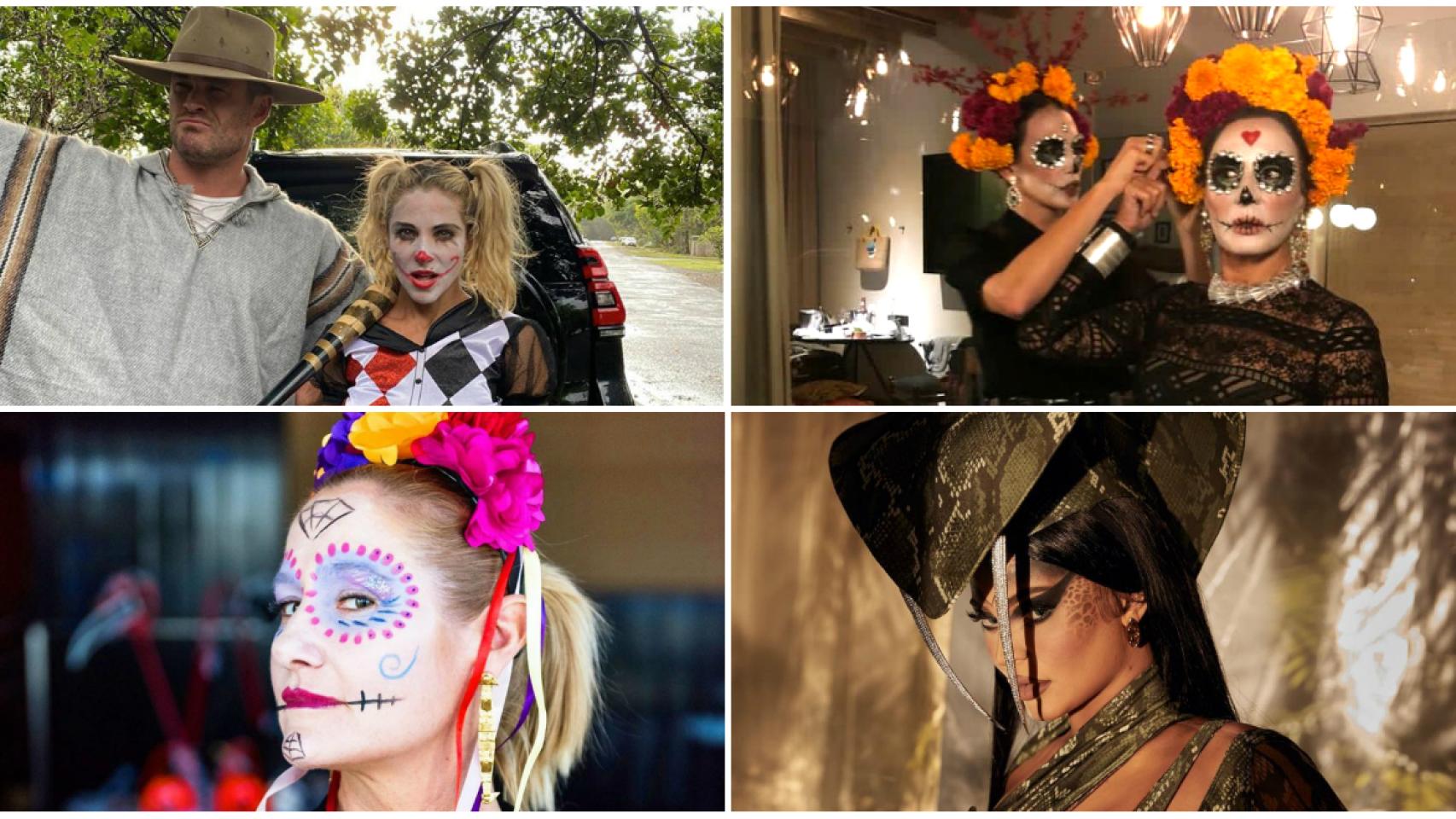 Los famosos naciones e internacionales no han dudado en disfrazarse en Halloween.