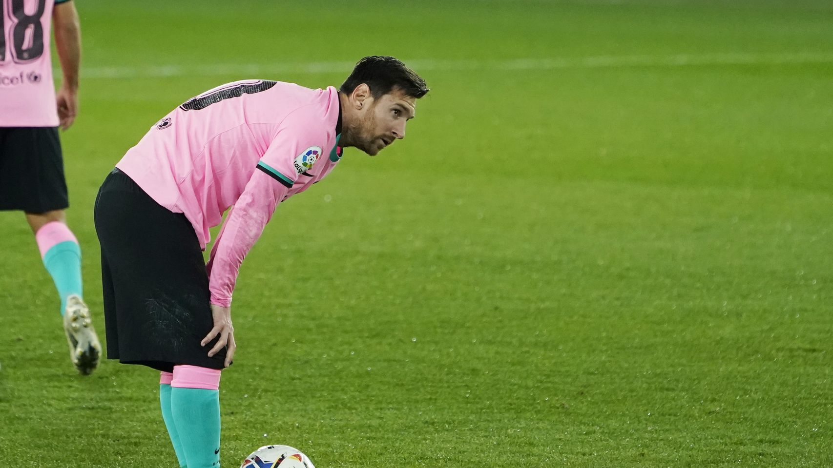 Leo Messi, durante el partido ante el Deportivo Alavés de La Liga