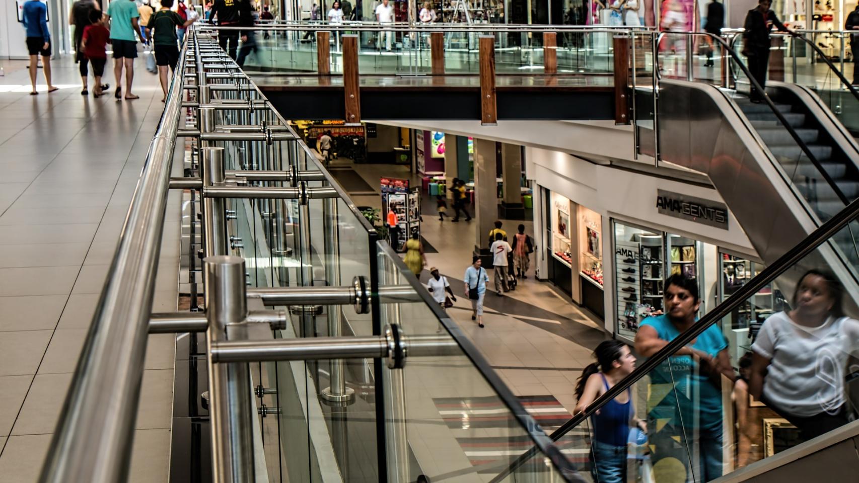 Imagen de archivo de un centro comercial.