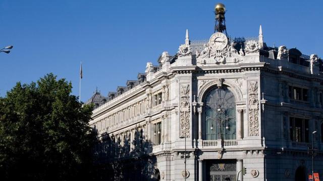 Fachada del Banco de España.