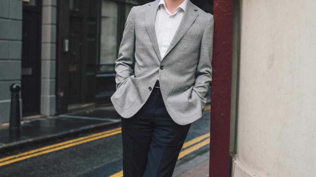 El copresidente de bitFlyer Europe, Andy Bryant, cerca de sus oficinas.