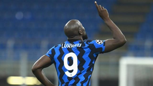 Lukaku en un partido con el Inter