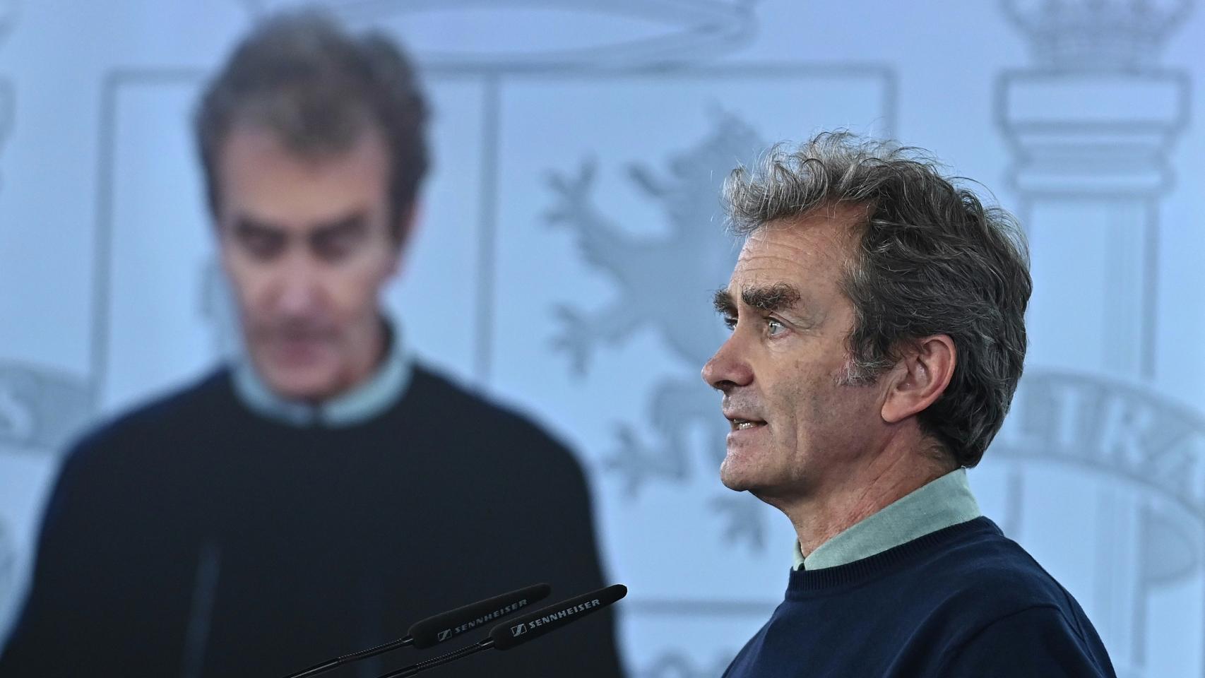 Fernando Simón, director del CCAES del Ministerio de Sanidad, en rueda de prensa.