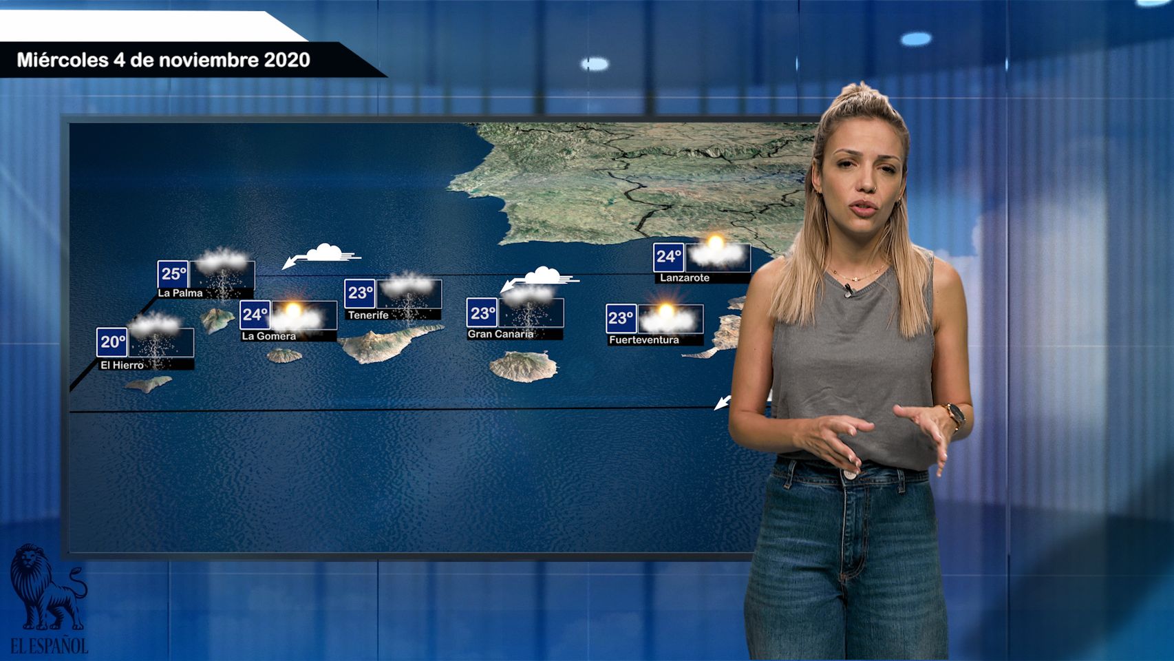 Previsión para el miércoles 4 de noviembre.