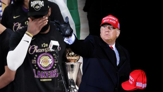 LeBron James y Donald Trump