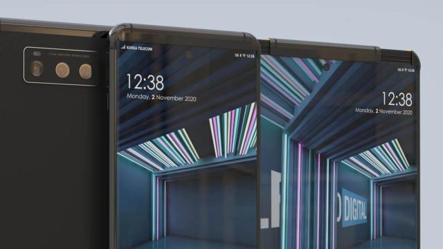 Así sería el móvil enrollable de LG que veremos el año que viene