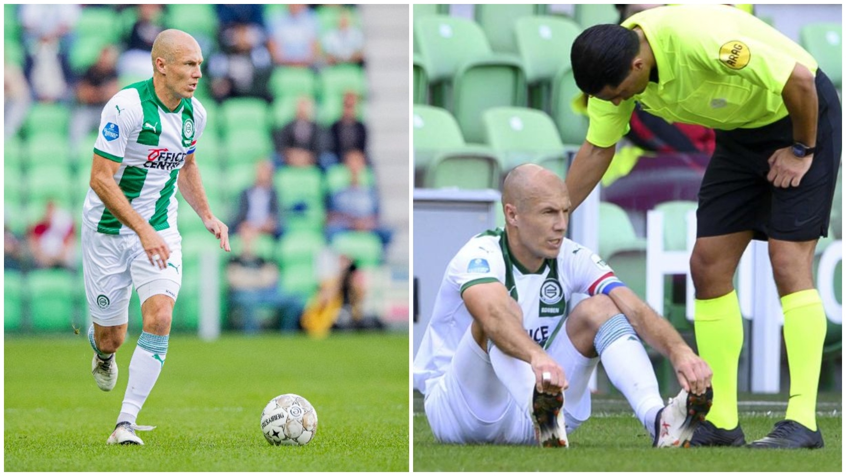 Robben, con el Groningen