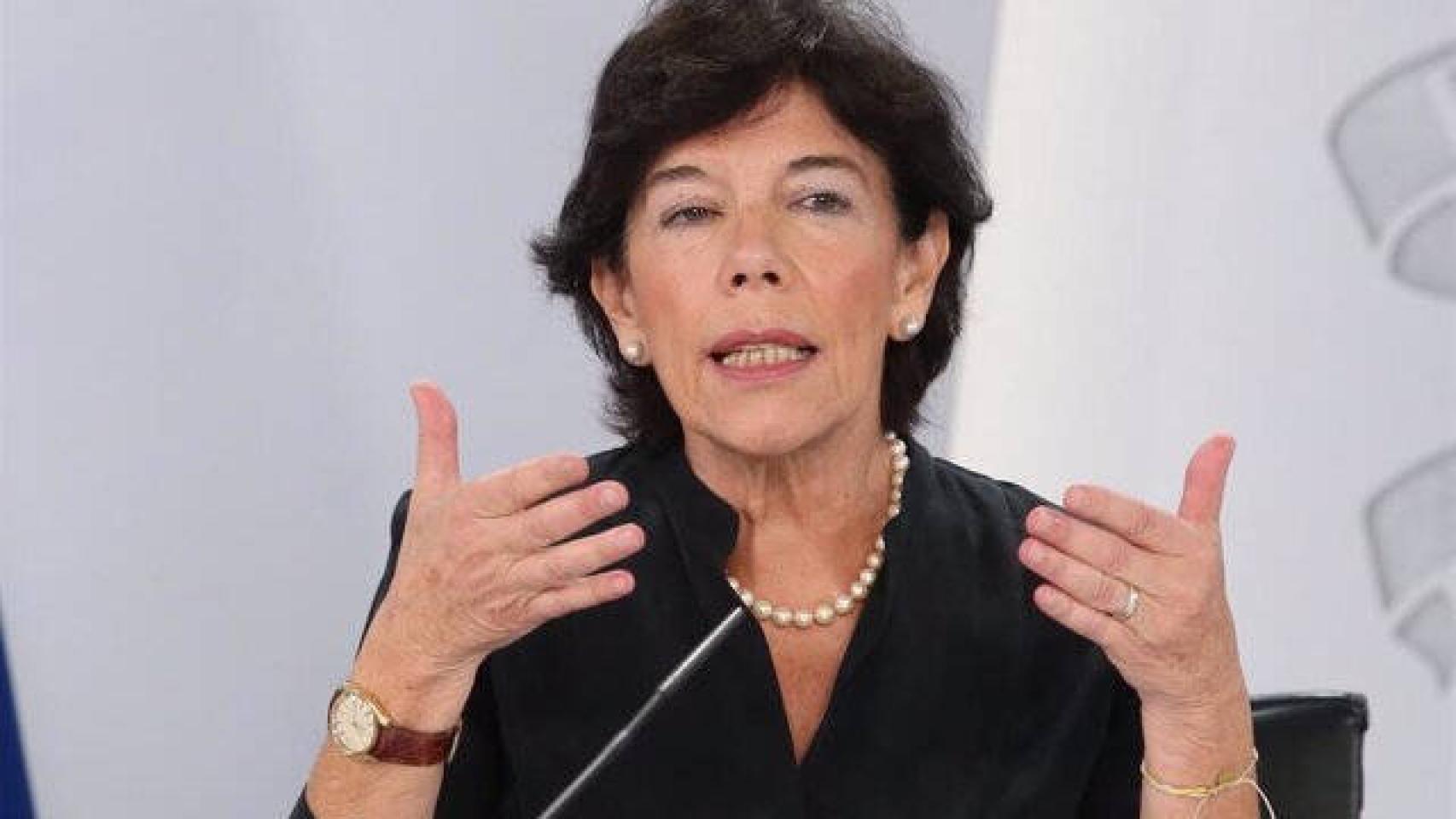 María Isabel Celaá, ministra de Educación