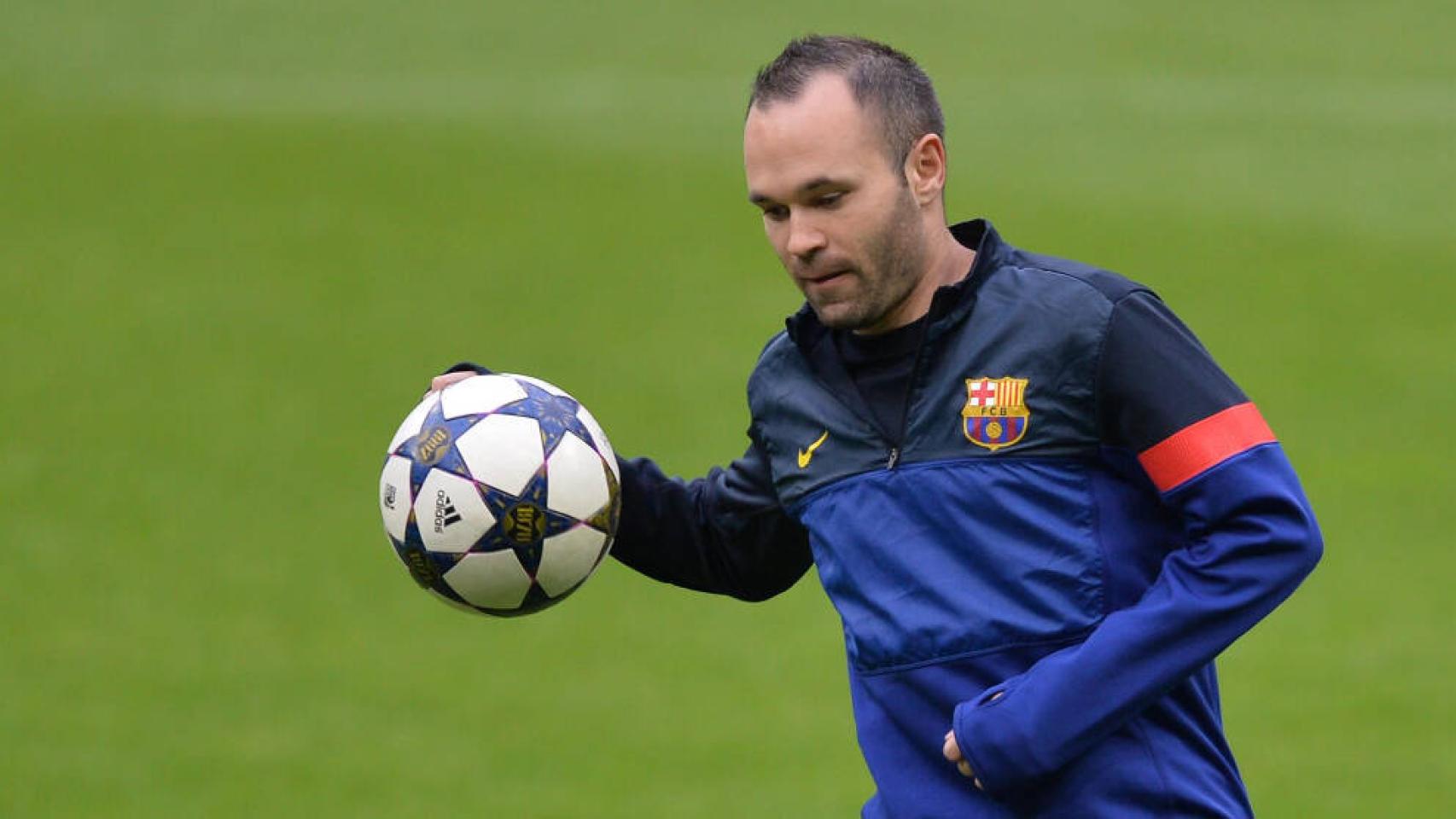 El futbolista albaceteño Andrés Iniesta