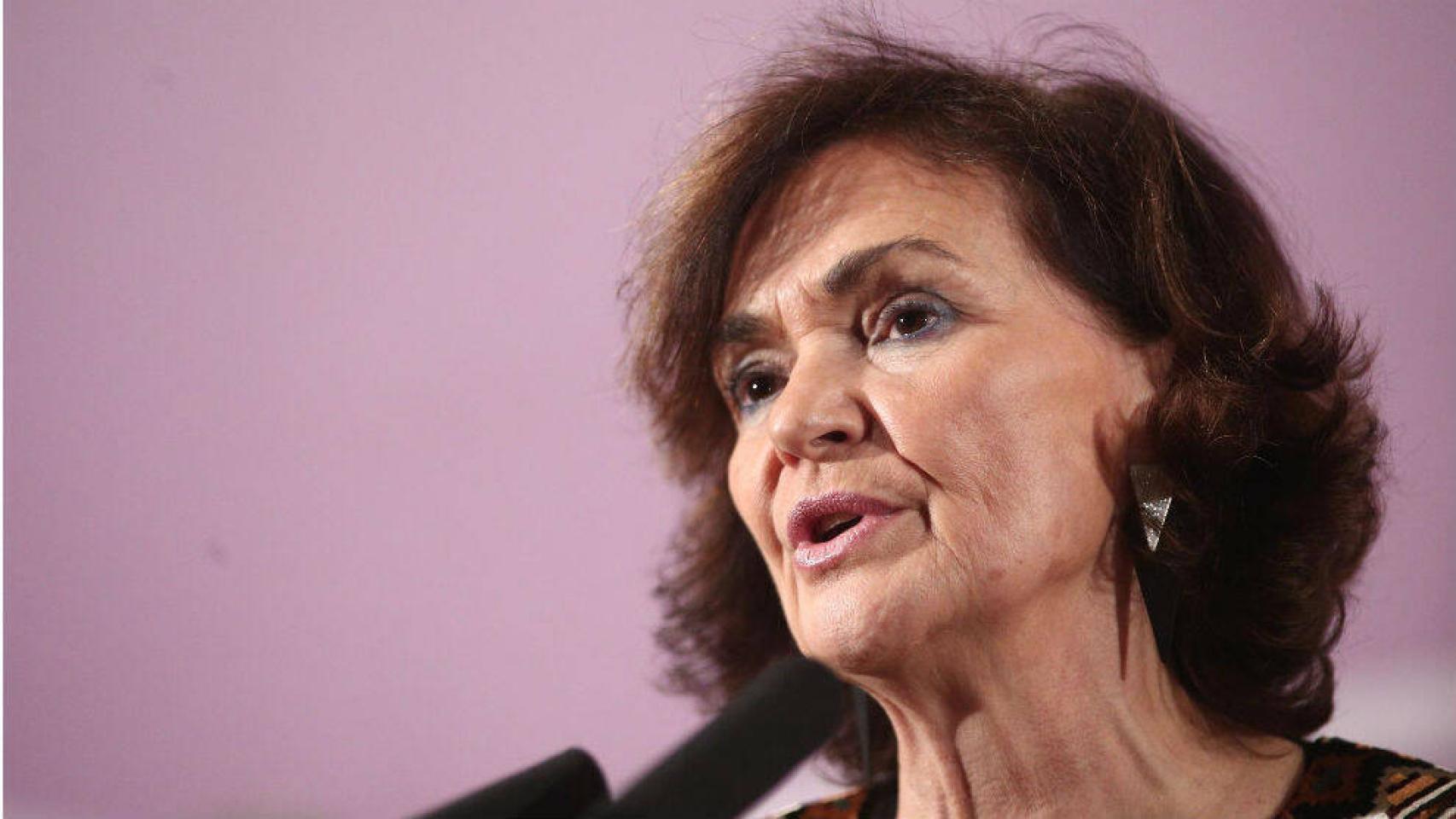 Carmen Calvo, vicepresidenta del Gobierno, en una imagen de archivo