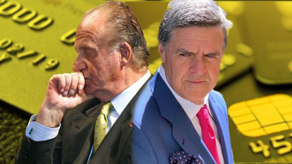 El rey emérito y su abogado, Javier Sánchez-Junco.