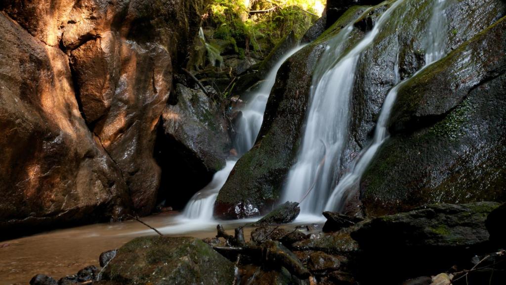 Cascada del río Eifonso, en Vigo.