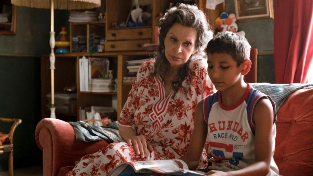 Sophia Loren en su regreso al cine.