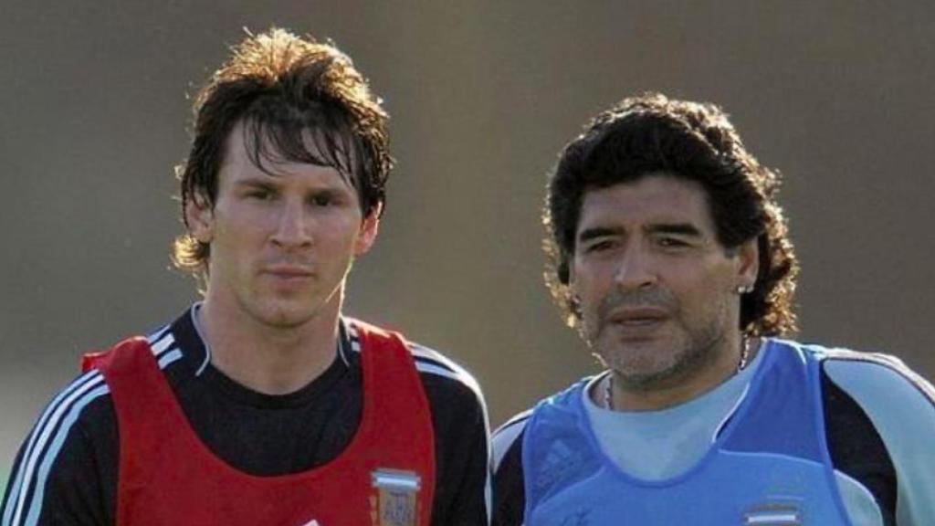 Messi y Maradona