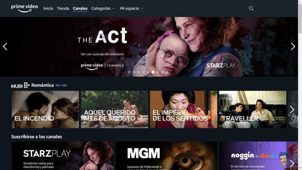 Los canales de Prime Video le permiten ofrecer más contenido de pago