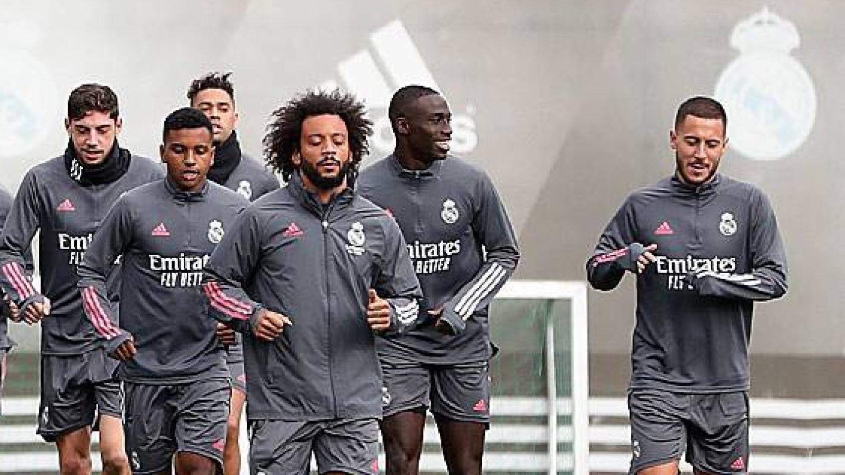 El Real Madrid entrena