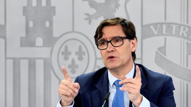 Salvador Illa, ministro de Sanidad, en rueda de prensa tras el Consejo Interterritorial de Salud.