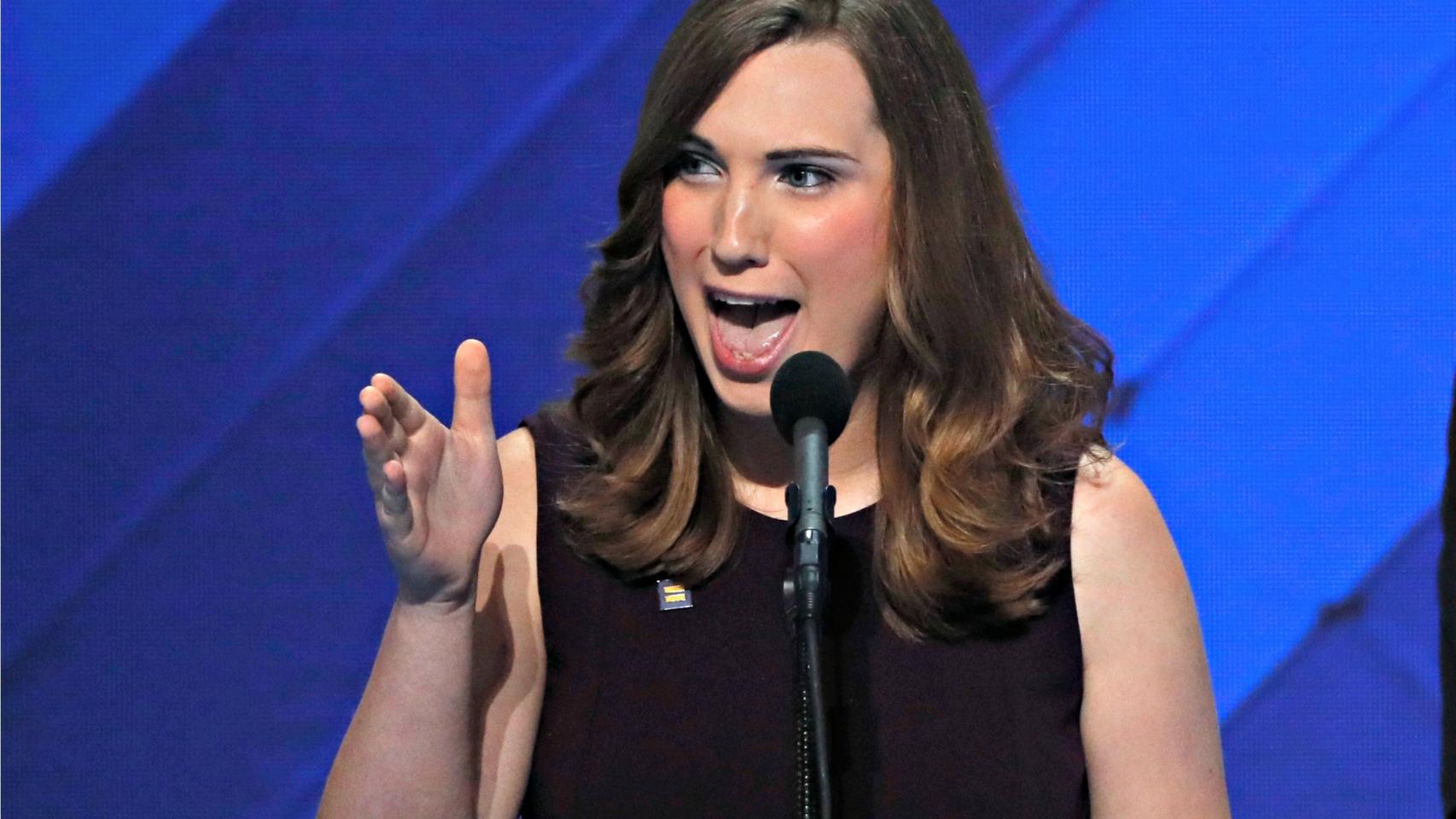 Sarah McBride, primera senador transexual en la historia de EEUU.
