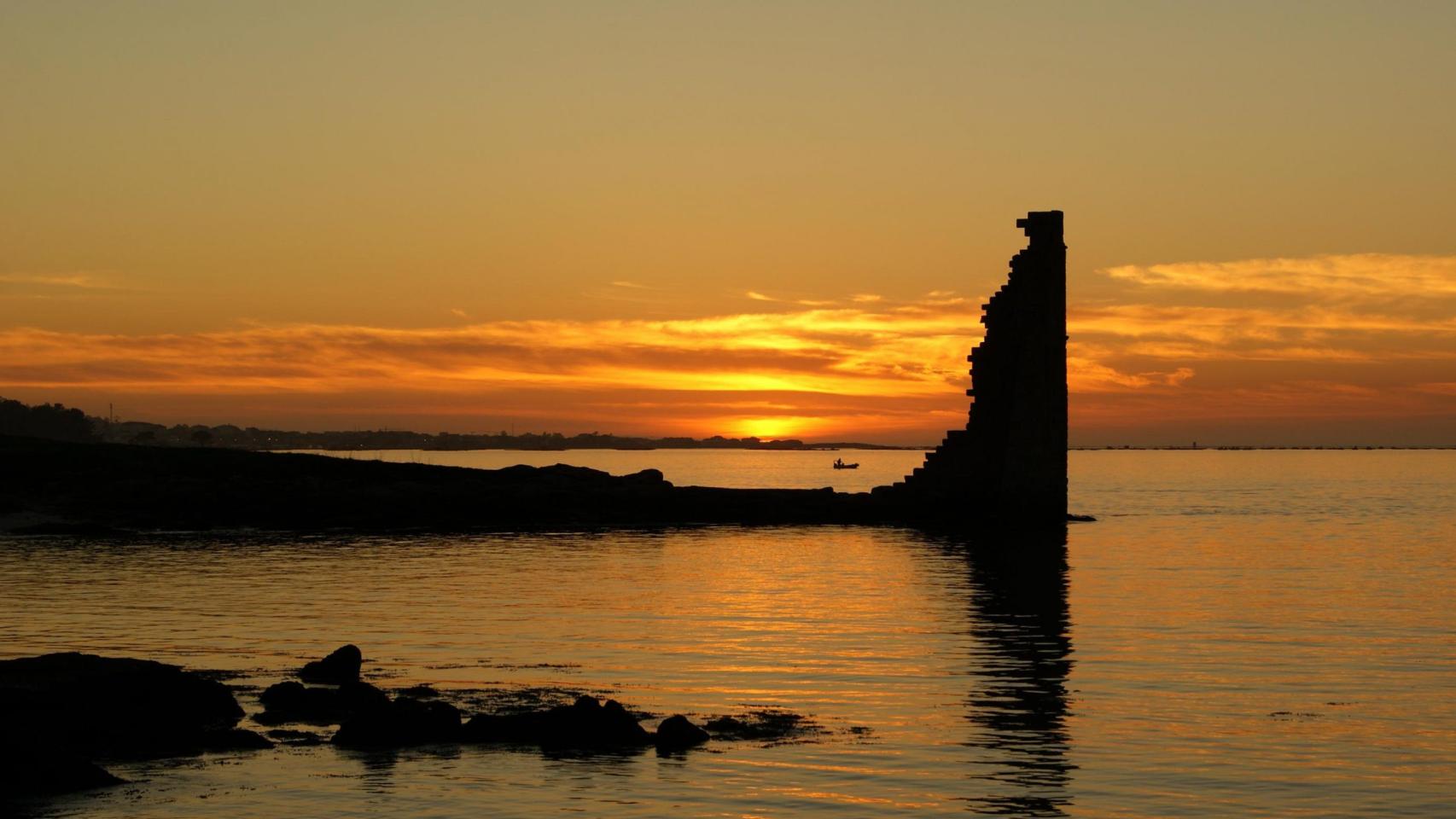 Atardecer en Cambados.