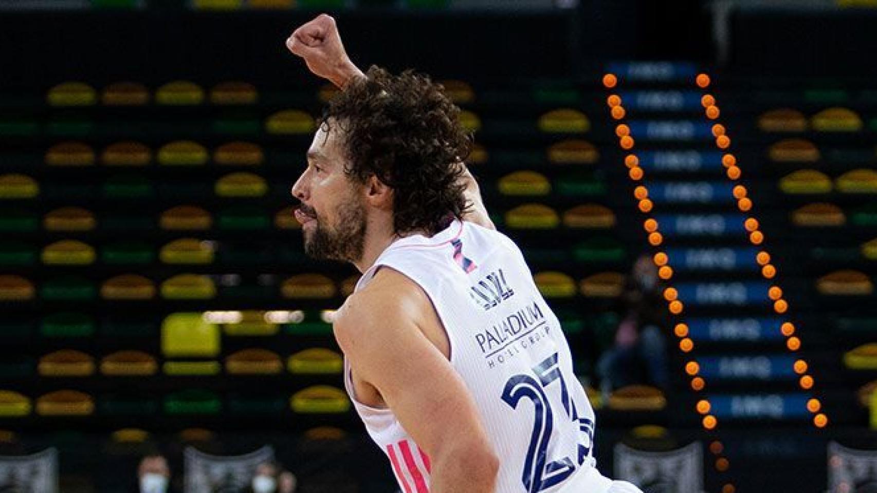 Llull en el partido frente a Bilbao Basket