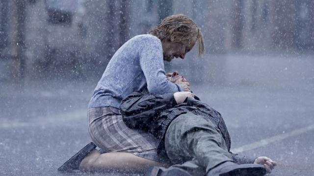 Fotograma de uno de los momentos claves de Patria.