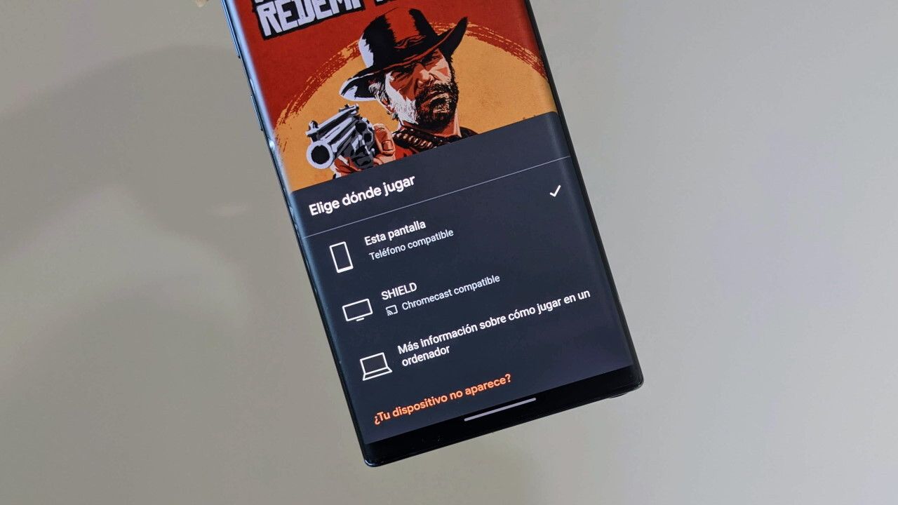 Google Stadia para Android TV es inminente: comienza a aparecer el menú para enviar a televisión