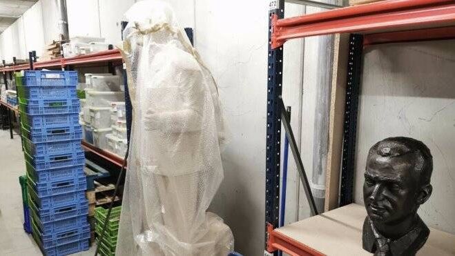El Ayuntamiento de Lerida ha retirado el busto del rey emérito Juan Carlos I