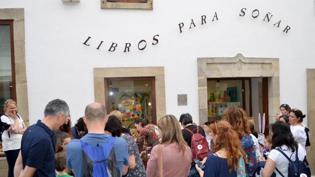 La librería ‘Libros para soñar’ en la calle Triunfo.