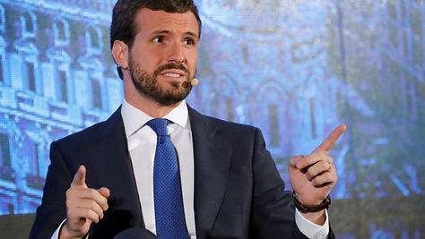 El presidente del PP, Pablo Casado, en una imagen de archivo.