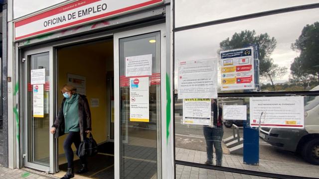 Una oficina de empleo, en Madrid.