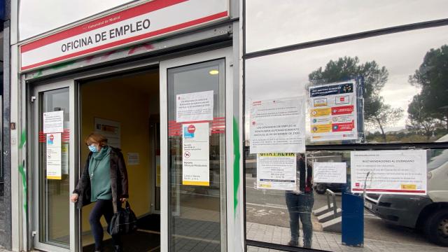 Una oficina de empleo, en Madrid.