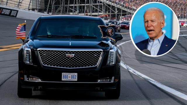 Joe Biden podrá viajar en el tradicional Cadillac One del Servicio Secreto.