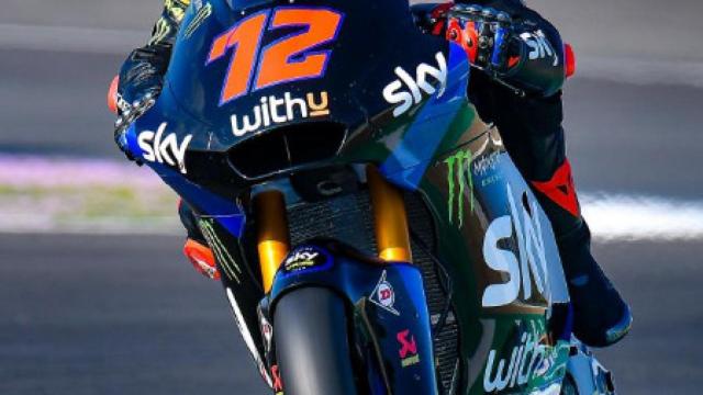 Matteo Bezzecchi, en el Gran Premio de Europa de Moto2